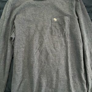 Abercrombie & Fitch Gray Men's Shirt
